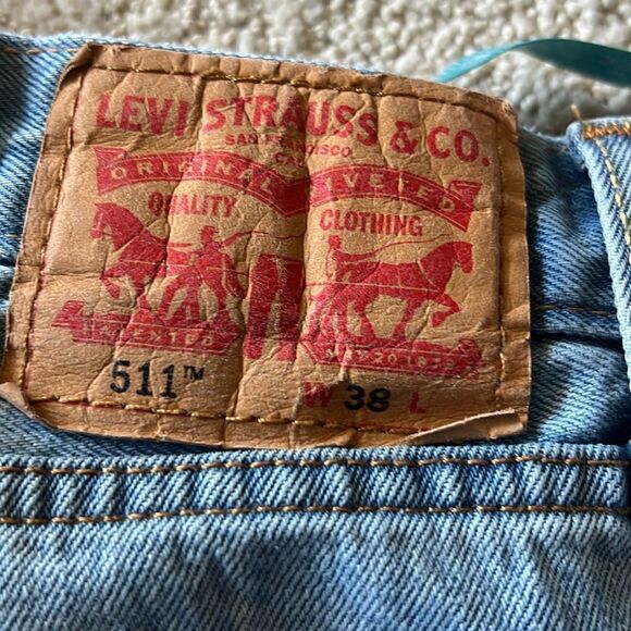 Levi's® 511 Cut Off Jean Shorts Size 38 - Picture 16 of 17